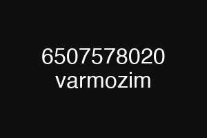 6507578020 varmozim